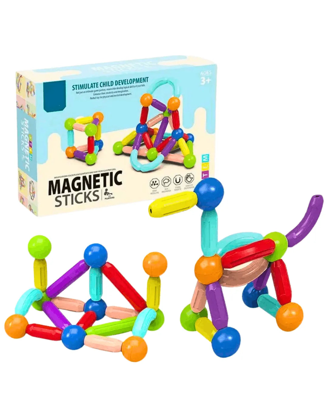 Magnetic Toys Building Blocks - 36PCS (3+ AGES) (TTASS-23)