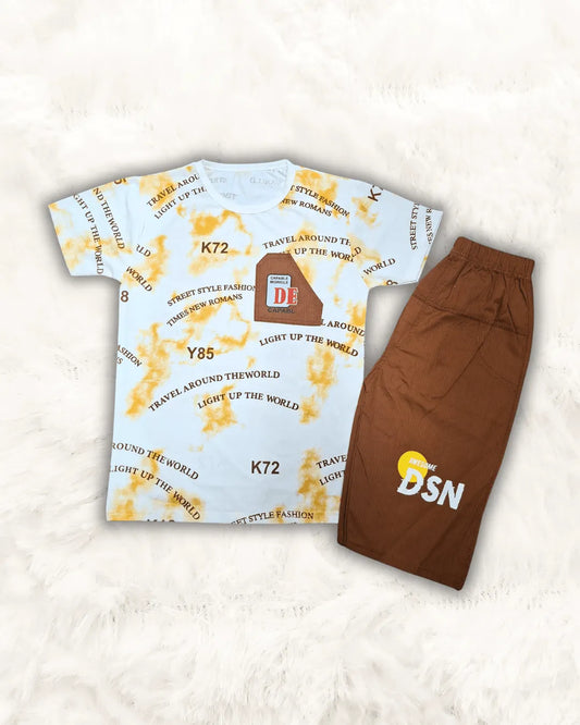 DSN Boys Shirt with Cotton Short Imported (TTKBOY-11)