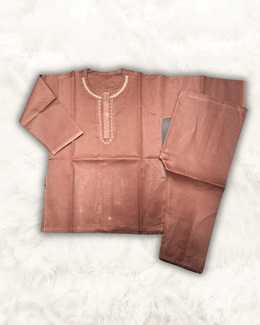 Embroidered Cotton Kurta Shalwar (TTES-03)