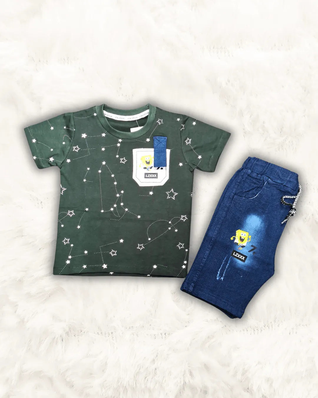 SpongeBob with Denim Short Imported (TTBOY-03)