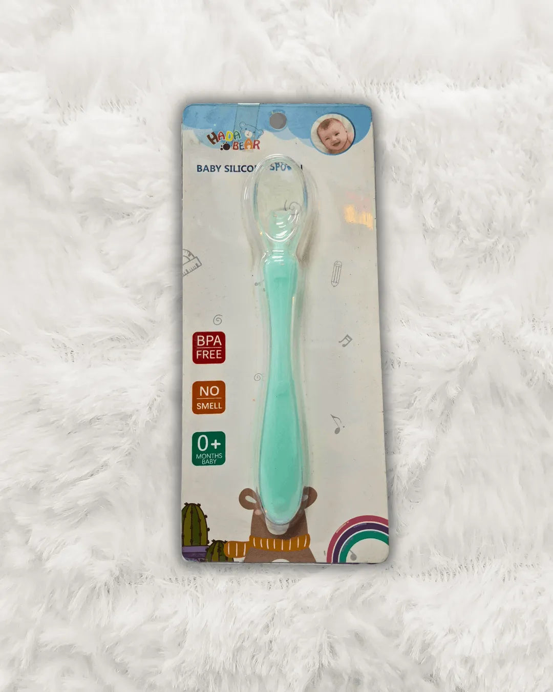 Bear Baby Silicone Spoon Imported