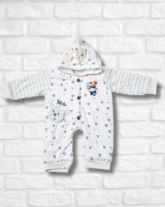 Play Bear Fleece Romper Imported