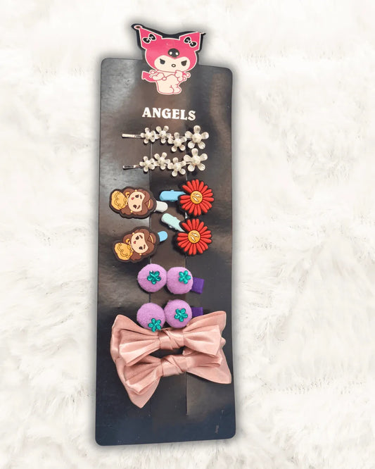 Baby Girl Hair Clips Imported 5Pcs (TTASS-14)