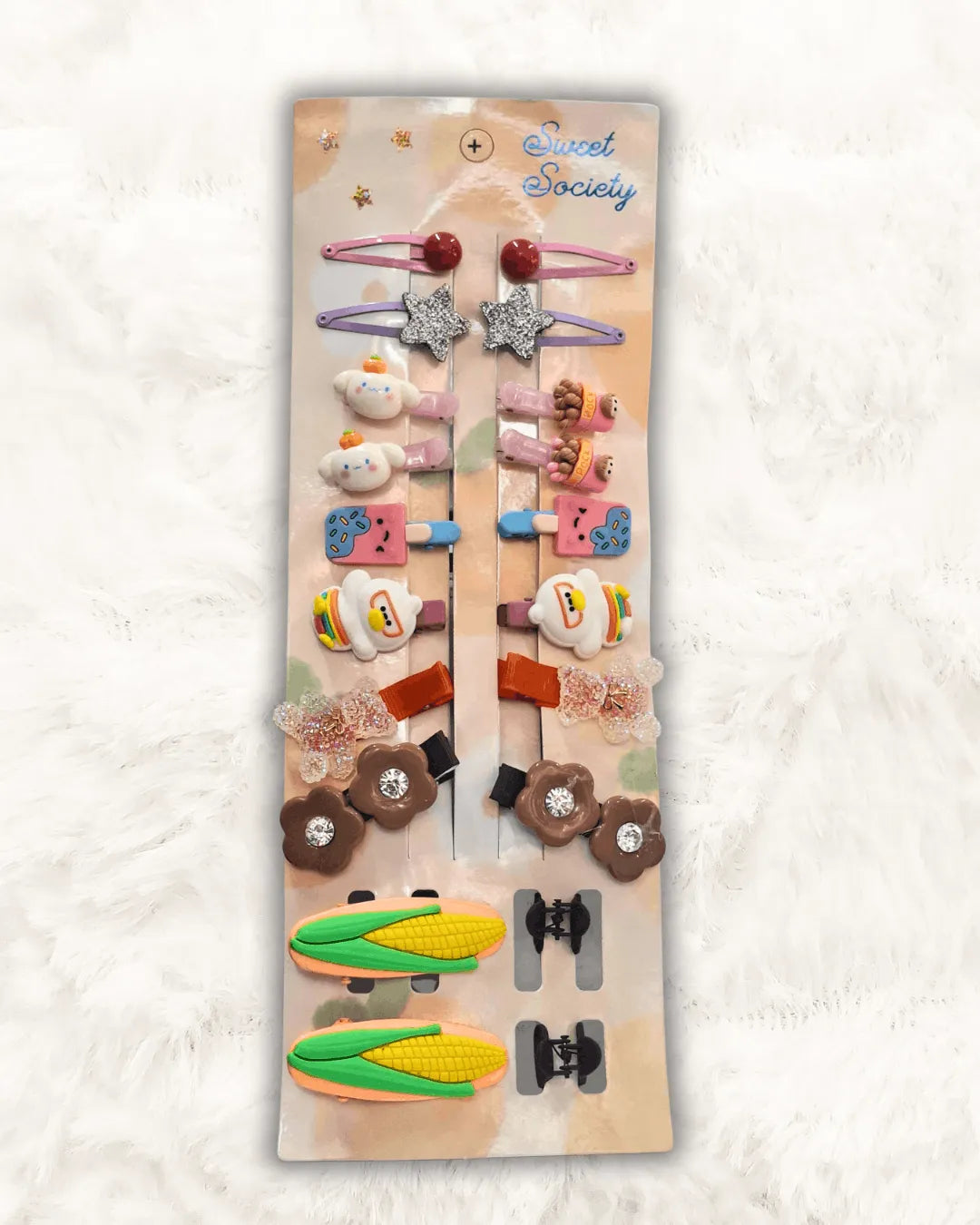 Baby Girl Hair Clips Imported 10Pcs (TTASS-15)