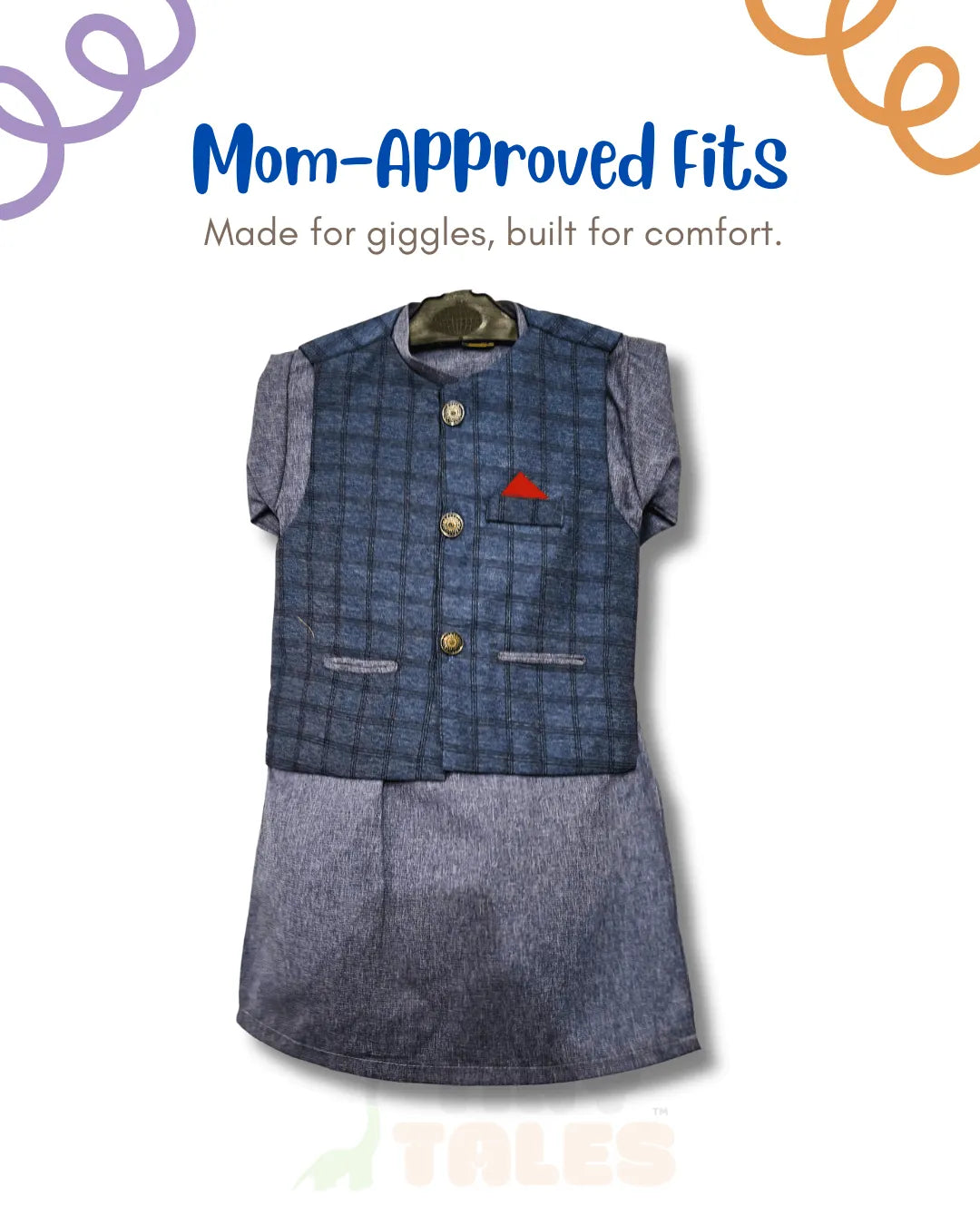 Embroidered Waistcoat Suit (TTKW-12)