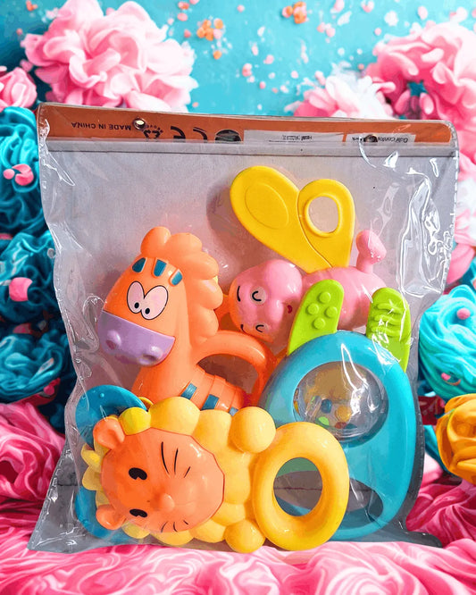 4Pcs - Amazing Creative Baby Rattles Set (TTASS-21)