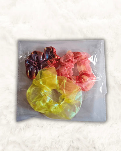 High Quality Large Scrunchies Stretchable 3Pcs (TTASS-17)