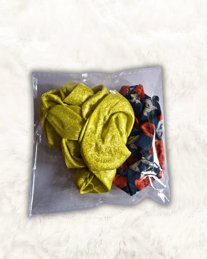 High Quality Scrunchies Stretchable 2Pcs (TTASS-16)