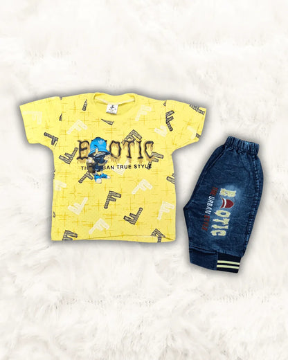 EXOTIC Shirt with Short Imported (TTBOY-02)