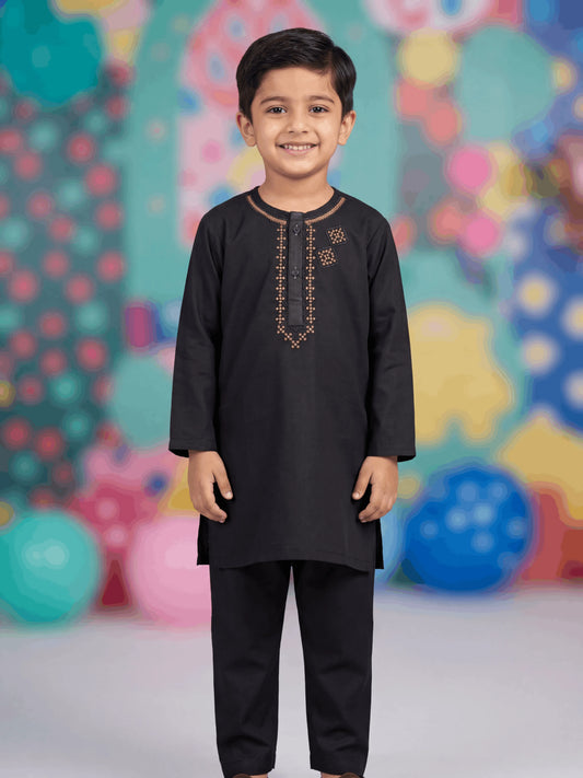 Embroidered Cotton Kurta Shalwar (TTES-06)