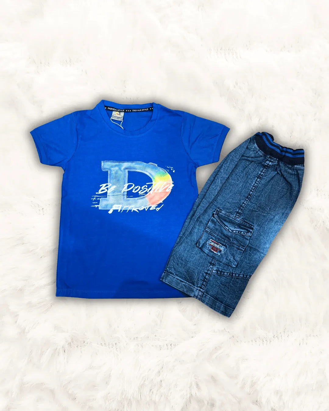 Be-Positive with Denim Short Imported (TTKBOY-07)