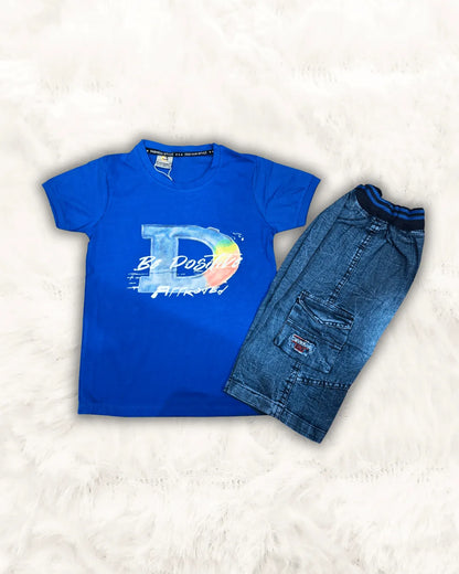 Be-Positive with Denim Short Imported (TTKBOY-07)