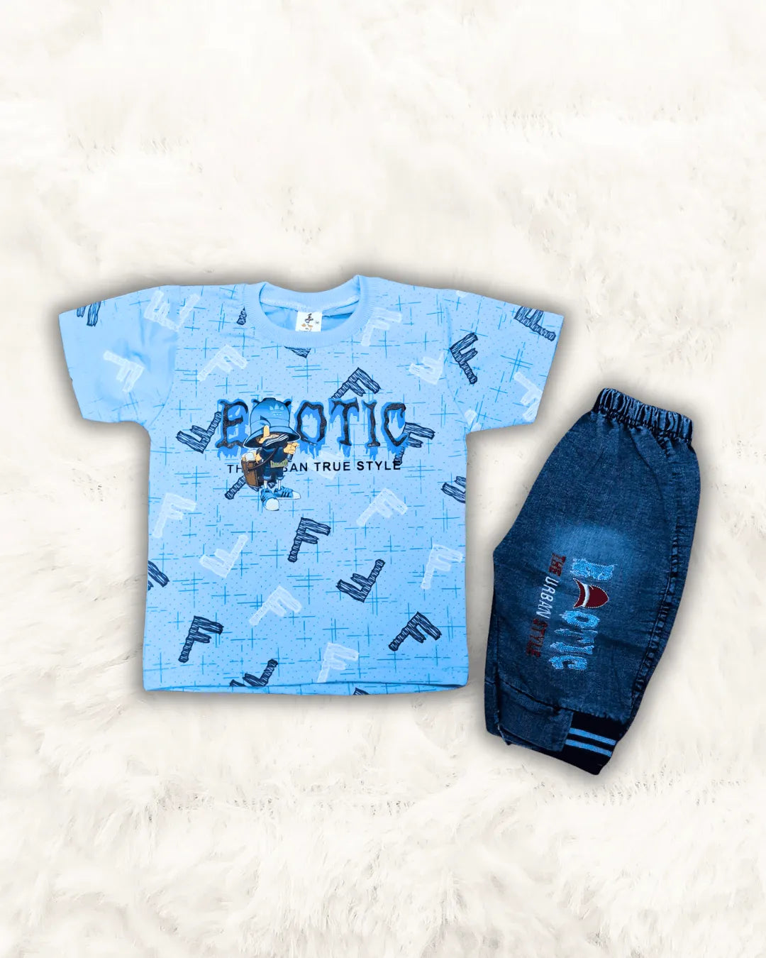 EXOTIC Shirt with Short Imported (TTBOY-02)