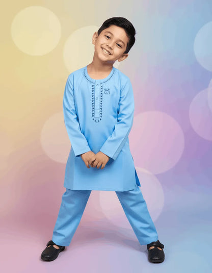 Embroidered Cotton Kurta Shalwar (TTES-07)