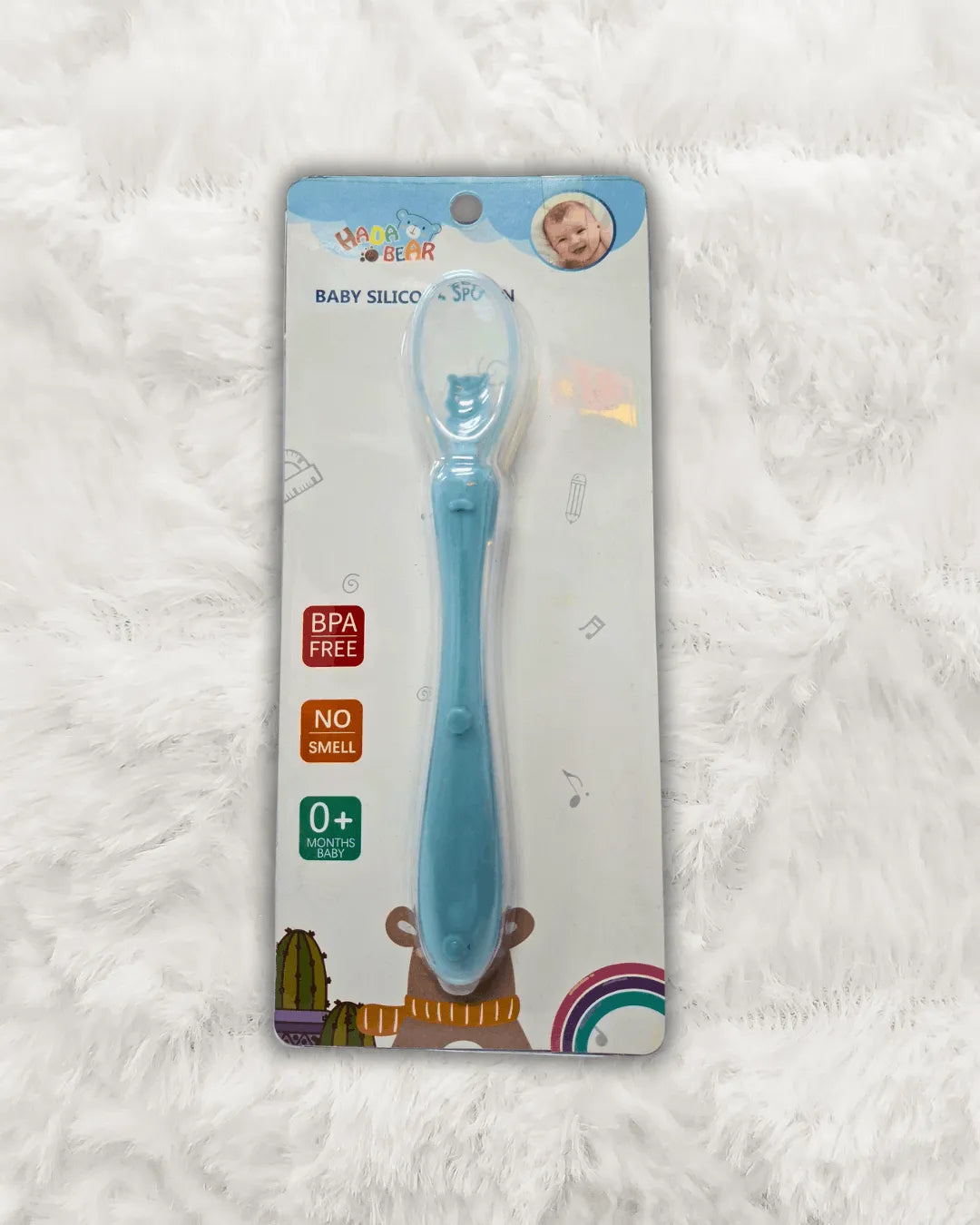 Bear Baby Silicone Spoon Imported