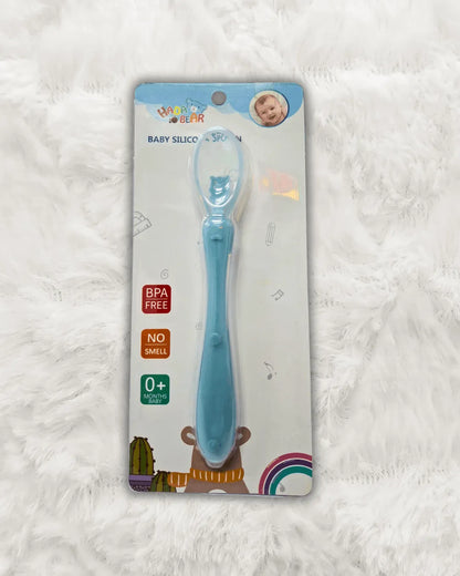 Bear Baby Silicone Spoon Imported