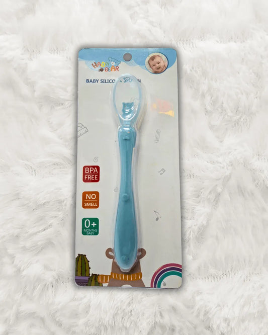 Bear Baby Silicone Spoon Imported