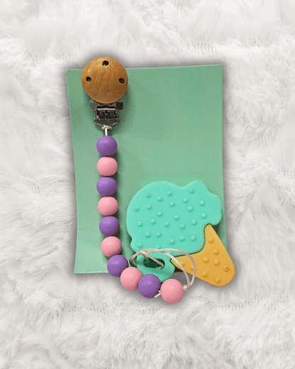 Silicone Teether with Chain Imported