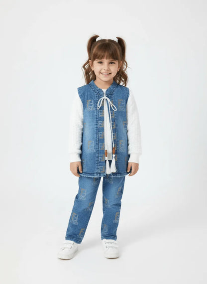 Stylish Cozy Fleece 3-Piece Imported