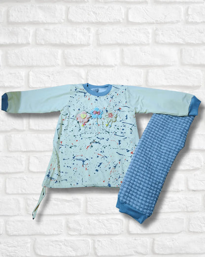 Multi Flowers Cozy 2-Piece Imported