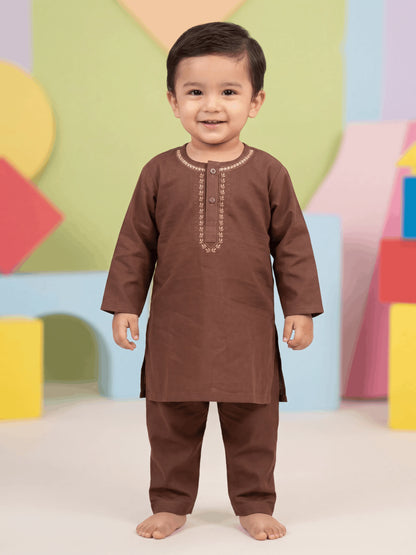 Embroidered Cotton Kurta Shalwar (TTES-03)