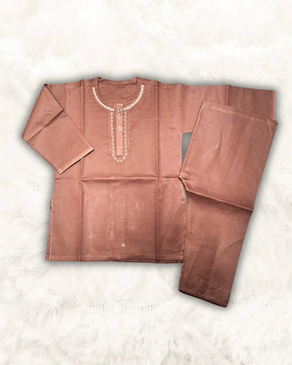 Embroidered Cotton Kurta Shalwar (TTES-03)