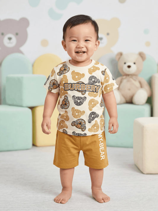 Burbery Soft Shirt with Short (TTBOY-15)