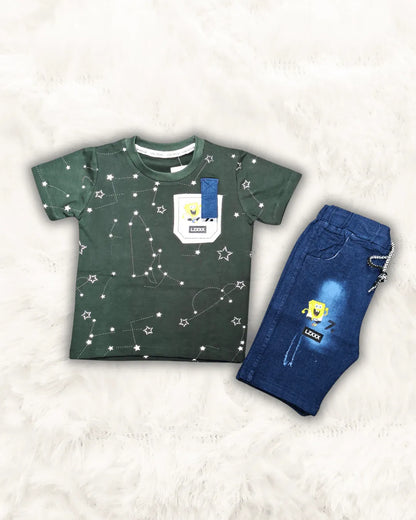 SpongeBob with Denim Short Imported (TTBOY-03)