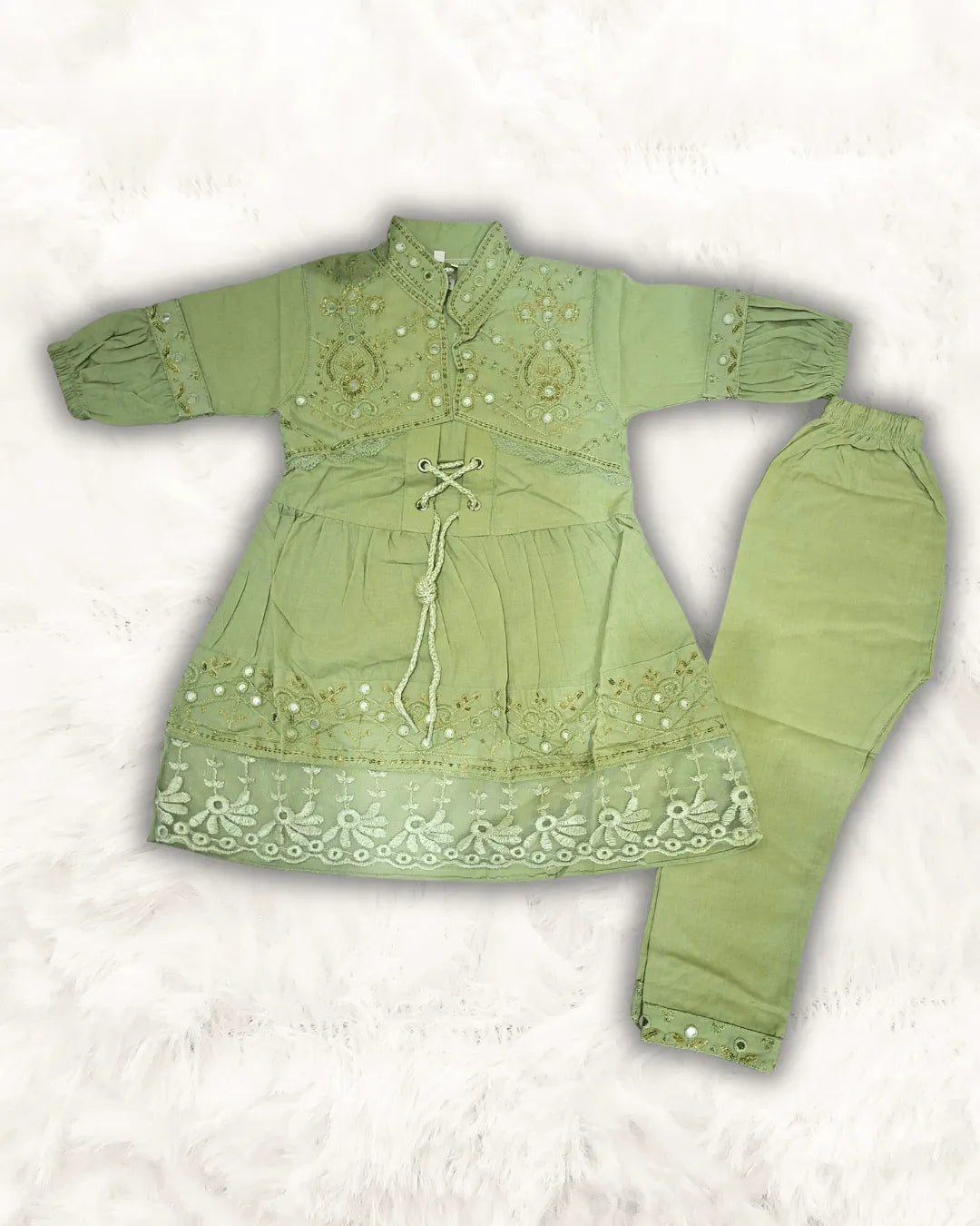 Embroidery Cotton Frock (TTGIR-01)