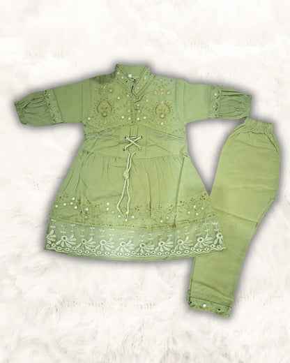 Embroidery Cotton Frock (TTGIR-01)