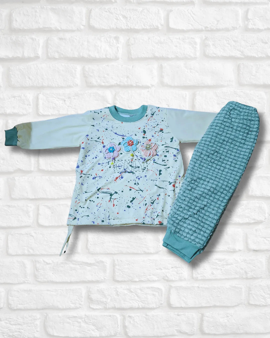 Multi Flowers Cozy 2-Piece Imported