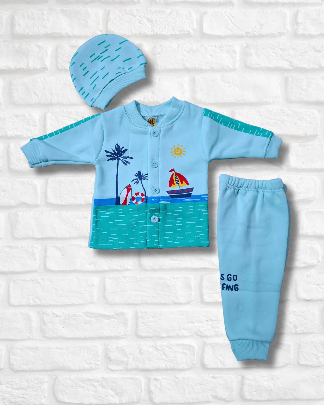 New-Born Cozy Fleece Tree 3-Piece