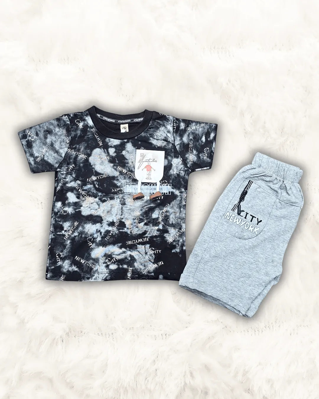 BROOKLYN Shirt with Short Imported (TTBOY-08)