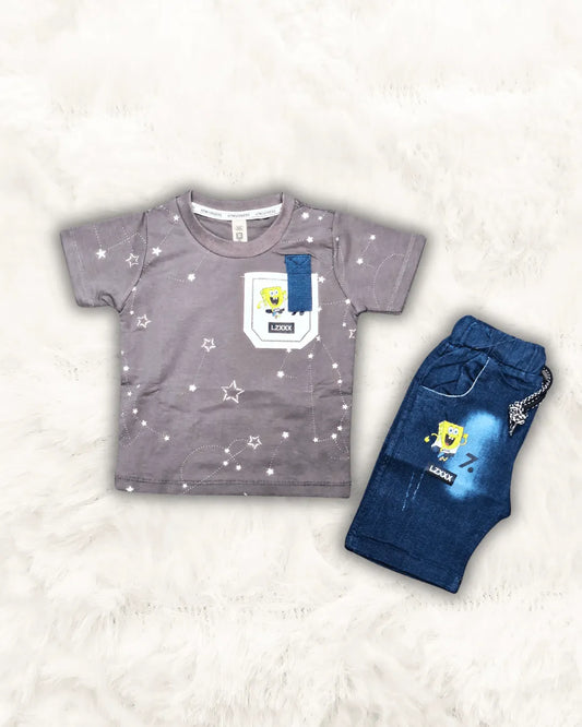 SpongeBob with Denim Short Imported (TTBOY-03)