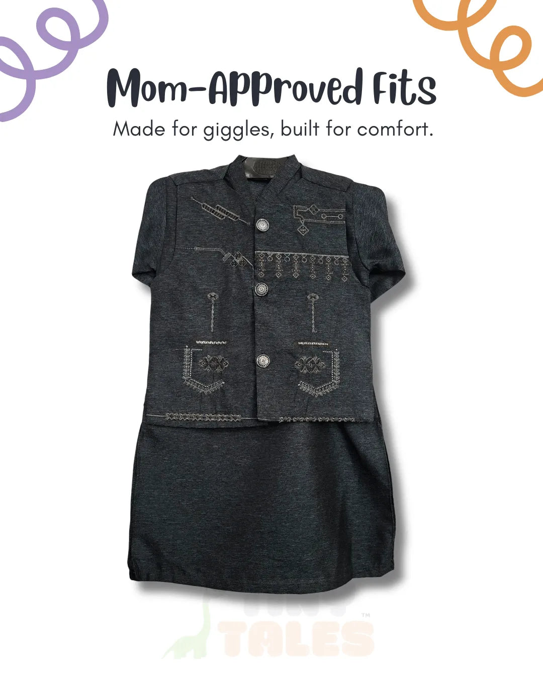 Embroidered Waistcoat Suit (TTKW-10)