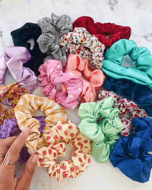 High Quality Scrunchies Stretchable 2Pcs (TTASS-16)