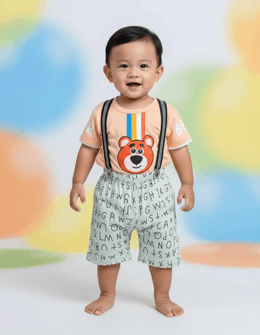 Bear Shirt with Short & Galis Imported (TTBOY-23)