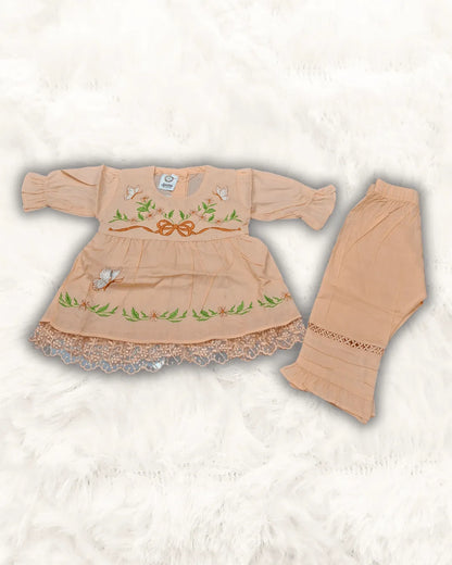 Embroidery Cotton Frock (TTBG-01)