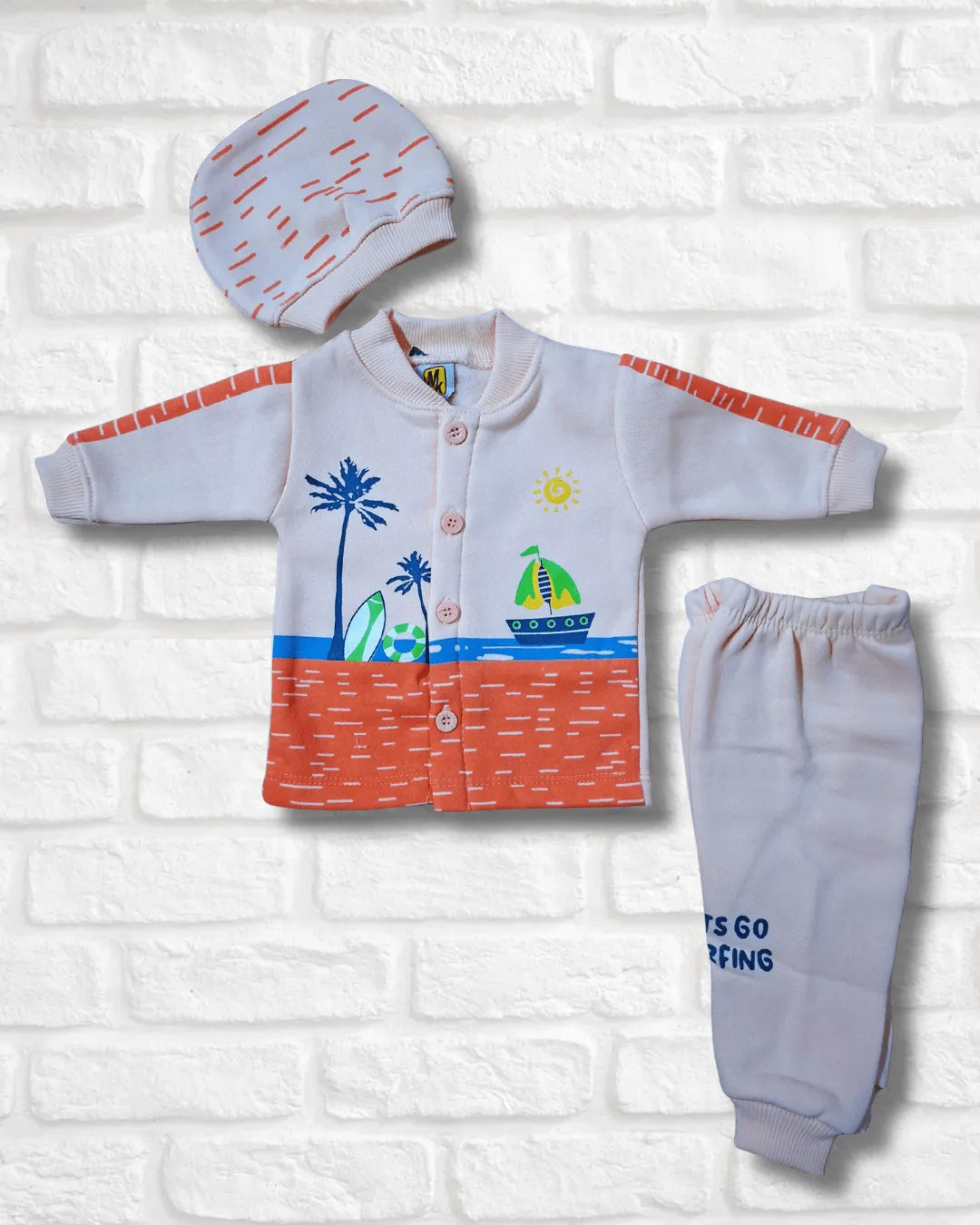 New-Born Cozy Fleece Tree 3-Piece