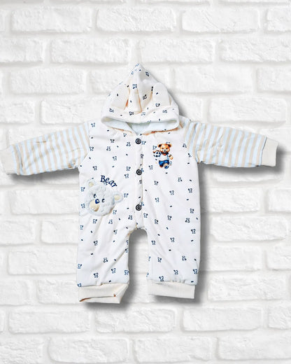 Play Bear Fleece Romper Imported