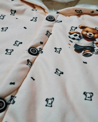 Play Bear Fleece Romper Imported