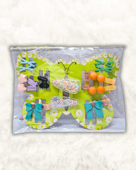 Baby Girl Hair Clips Imported 9Pcs (TTASS-09)