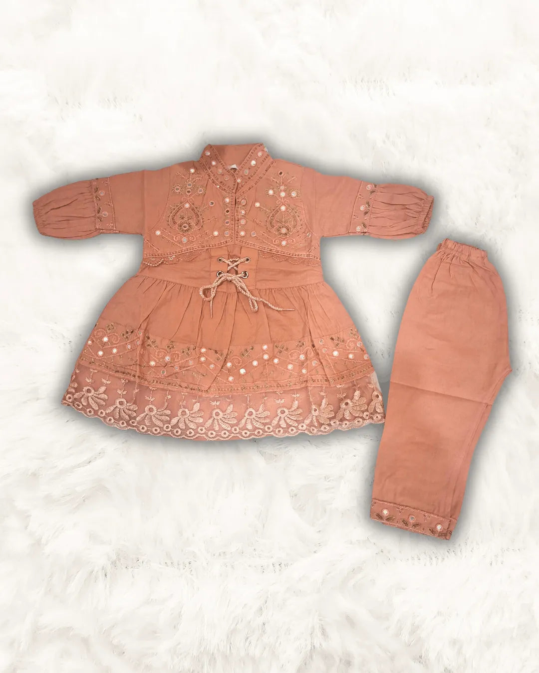 Embroidery Cotton Frock (TTGIR-01)
