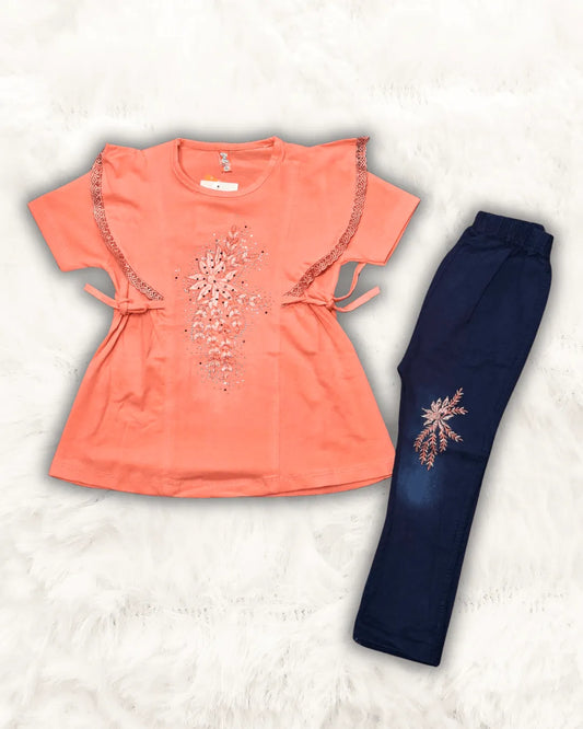 Pretty Flower with Denim Imported (TTGIR-03)