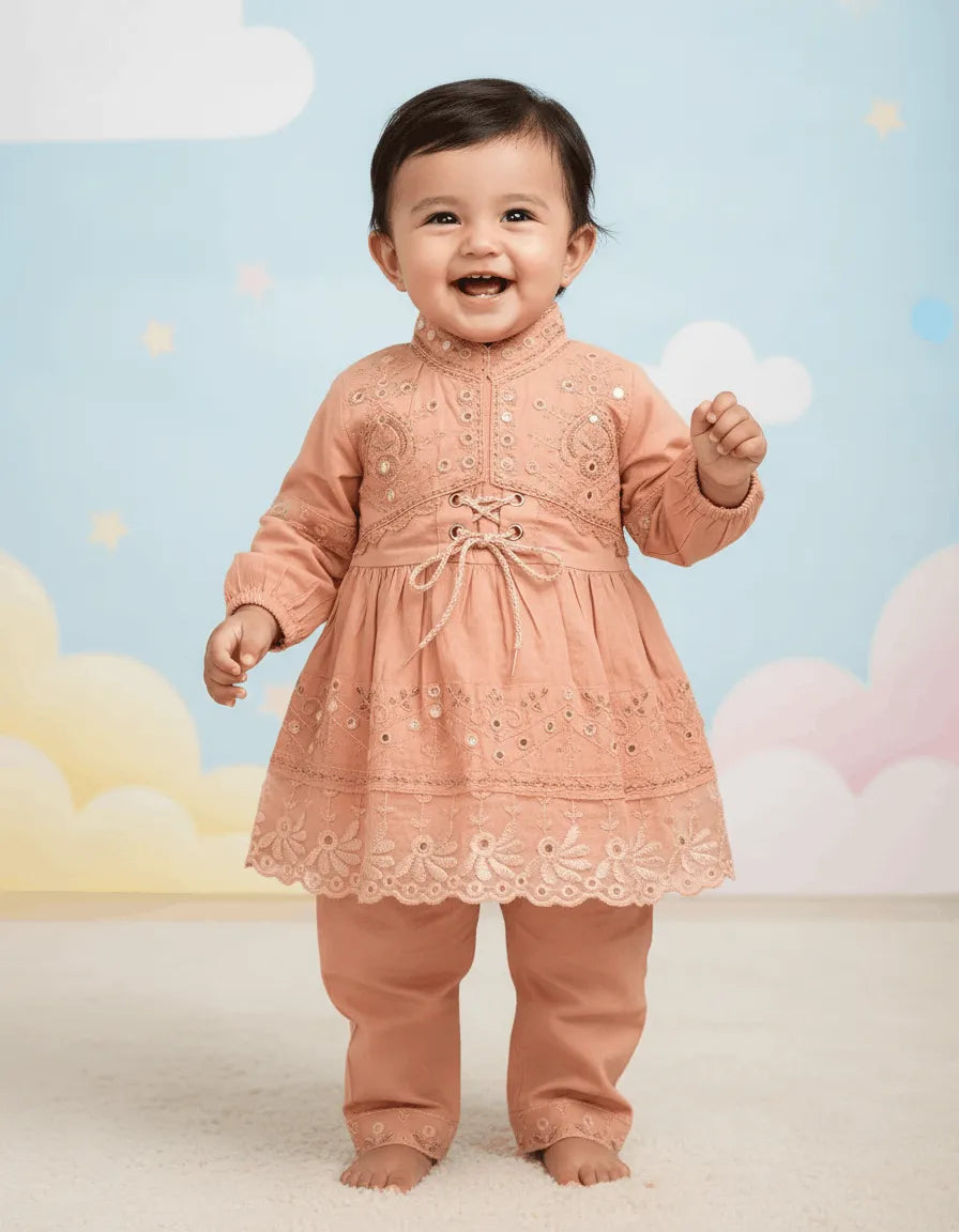 Embroidery Cotton Frock (TTGIR-01)