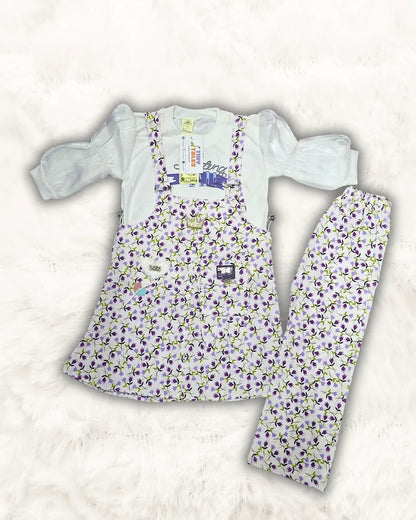 3-Pcs Frock with Trouser Imported (TTKGIR-06)