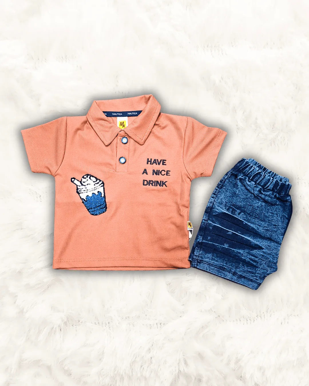 Nice Drink with Denim Short (TTBB-18)