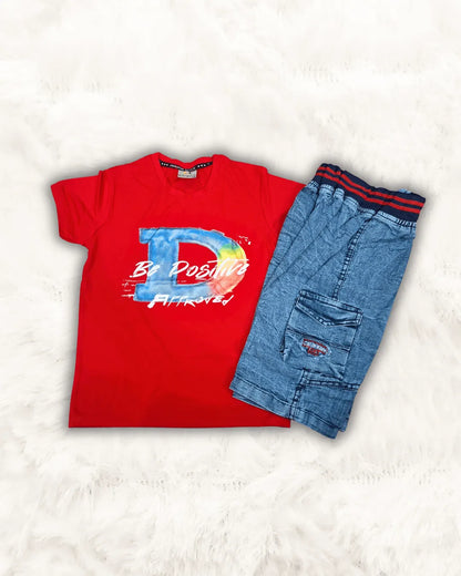 Be-Positive with Denim Short Imported (TTKBOY-07)