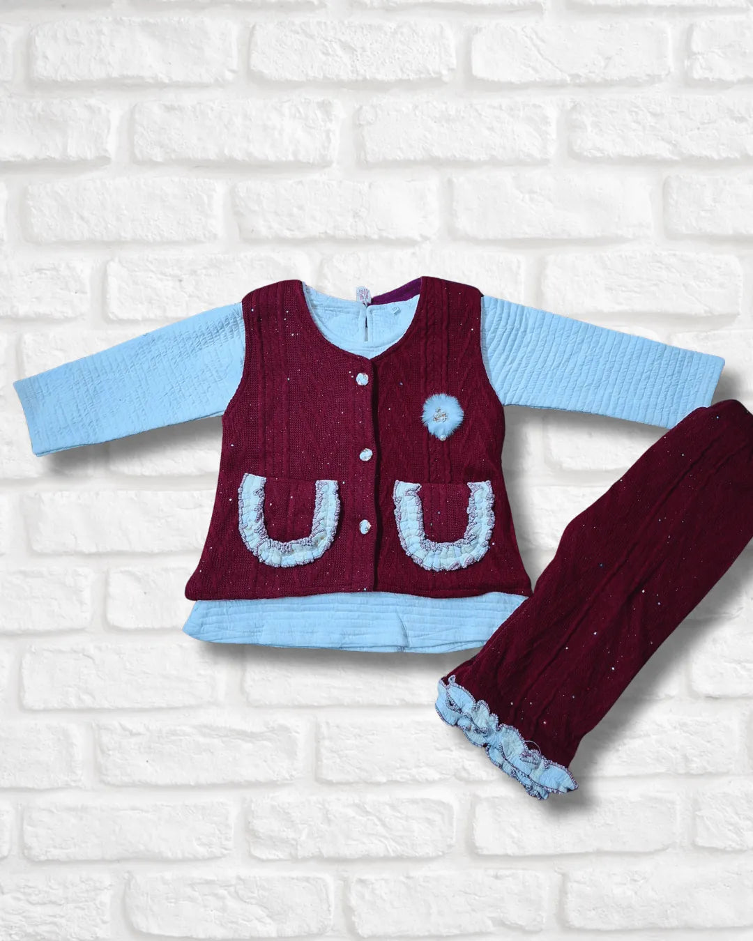 Smile Flower Cozy 3-Piece Imported