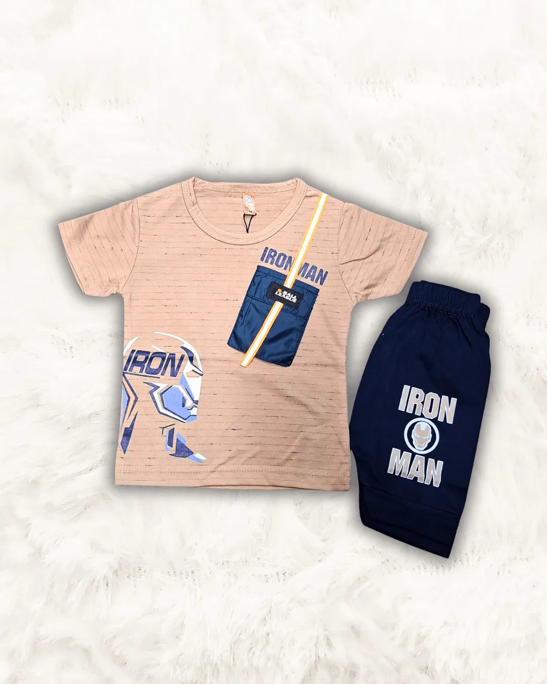 IRON MAN Soft Shirt with Short (TTBOY-21)